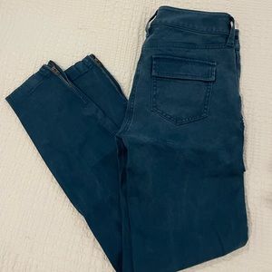 LOFT Blue Utility Work Pant